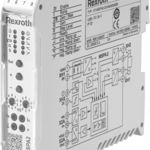 Bosch Rexroth Amplificador de válvula VT-MSPA2-2X/A5/000/000 R901439037